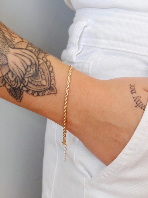 Pulseira Cordão Baiano - Banhado - comprar online