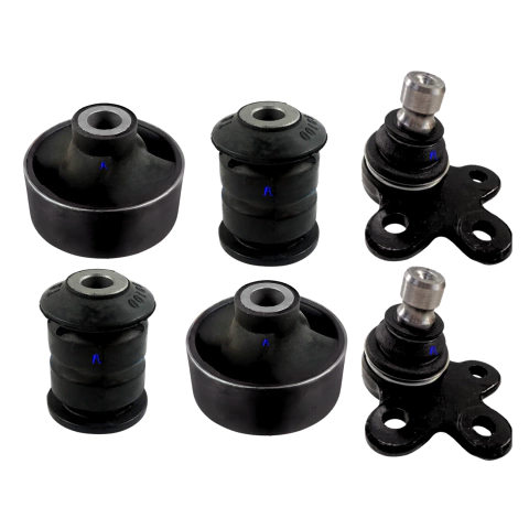 Kit 2 Rotulas + 4 Bujes de Parrilla Chevrolet Spin / Onix / Cobalt / Sonic /Prisma - comprar online