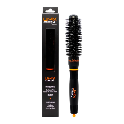 Unixcen Cepillo De Pelo Brushing Térmico Profesional 25mm - comprar online