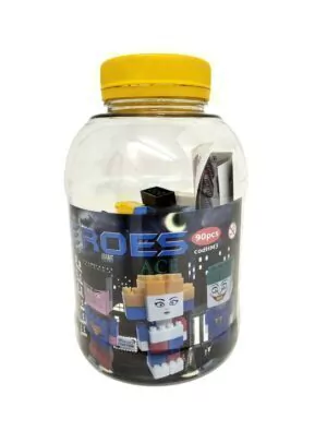 Bloques Para Armar Figuras DC 90 Pcs En Pote COD HM3