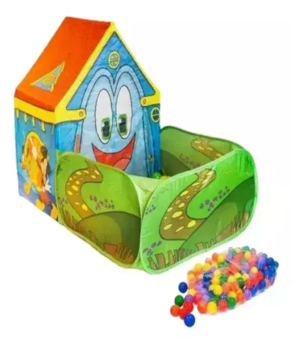 Pelotero Y Casita 2 En 1 Y 100 Pelotas Mickey Mouse Funhouse