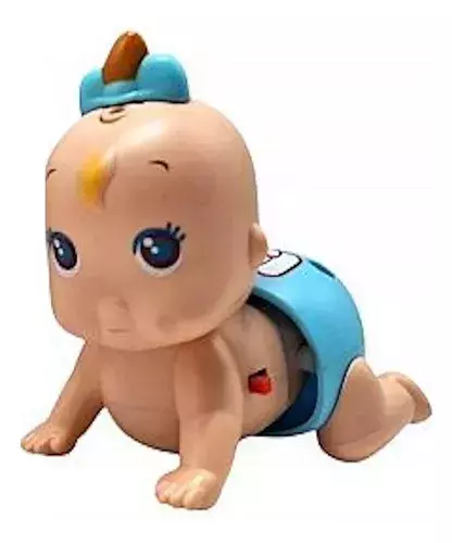 Muñeco Bebote Gateador Chico Fd563336 (Celeste) - comprar online