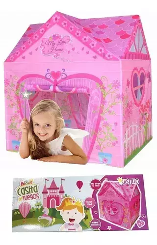 Casa Castillo / Rosa Con Techo Carpa Disryzumi