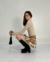 SACO CON PIEL - comprar online