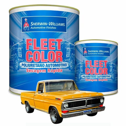 Tinta PU Amarelo Tarumã Ford 1973 Fleet Color 900ml