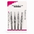 KIT 4 PINÇAS PARA SOBRANCELHA - LUX067429