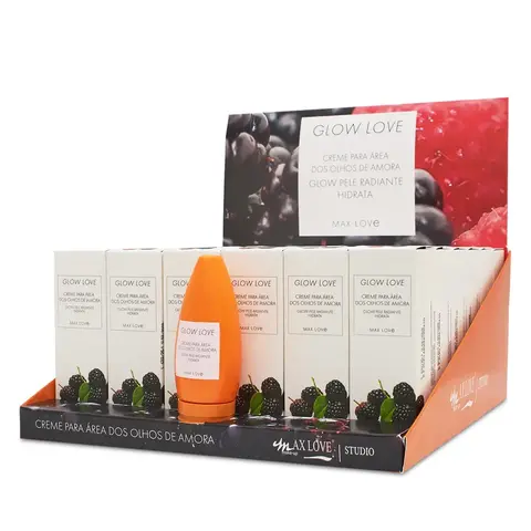 BOX CREME PARA AREA DOS OLHOS AMORA GLOW LOVE 60G MAX LOVE - 36 UNIDADE