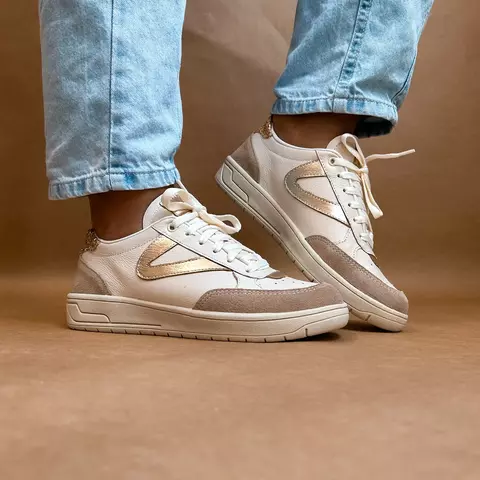 Tênis off com dourado - comprar online