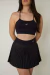 Saia plissada - Black