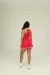 VESTIDO GOLA LISTRA VERMELHO - Sal Sports