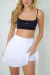 Saia plissada Branca 522 - comprar online