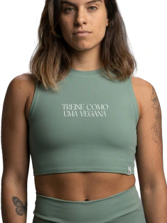 Top Cropped - Treine como uma vegana