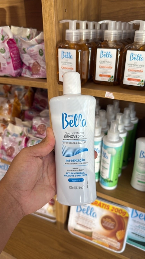 Depil Bella Óleo Hidratante Pós-Depilação Removedor (300ml/500ml)