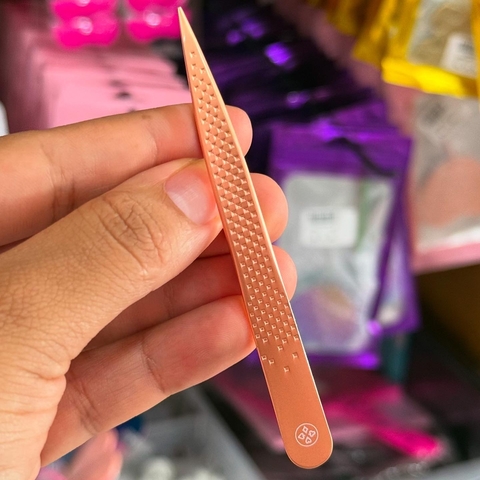 Pinça sobrancelha profissional mundial rose Gold - comprar online
