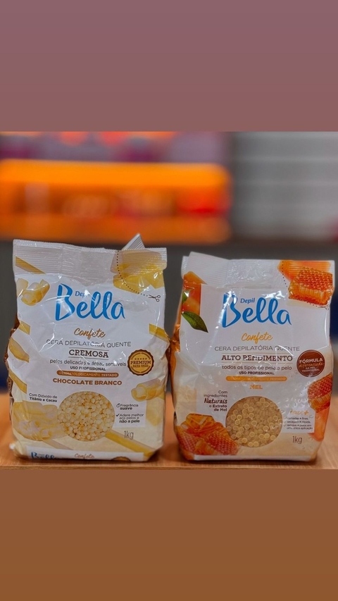 CERA CONFETE ALTO RENDIMENTO 1KG - DEPIL BELLA