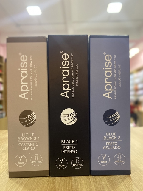 tintura Apraise para cílios e sobrancelhas