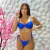 Biquini Top Meia Taça Concha Azul Bic Lacinho - comprar online