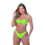 Retro Babado Amarelo Neon Texturizado Asa Delta - comprar online