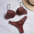 Biquini Top Retro Marrom Asa Delta - comprar online