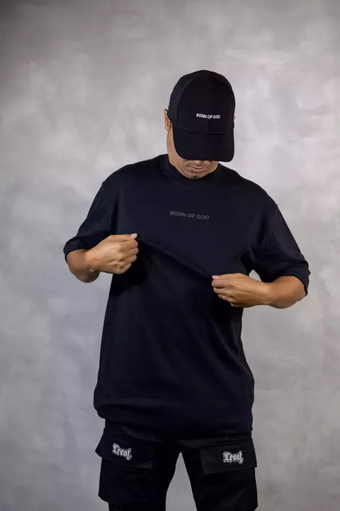 Oversized Born of God Preta - comprar online