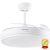 Ventilador De Techo Retráctil Smartbuy 100w Luz Control C 1.2 M 50 Hz Blanco