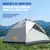 Barraca de Camping 3-4 Pessoas Impermeável, Anti-UV - loja online