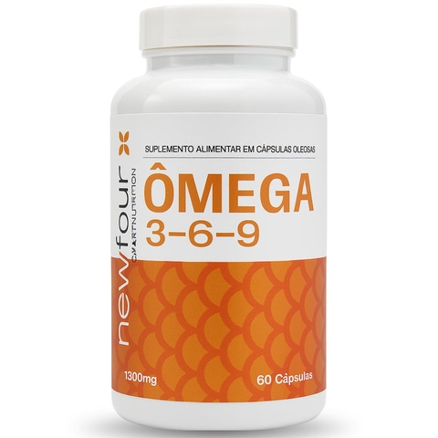 Suplemento Ômega 3-6-9 1300mg 60 Cápsulas New Four