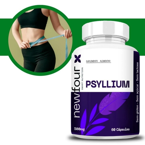 Psyllium - 100% Puro - 60 Cápsulas 500mg - comprar online