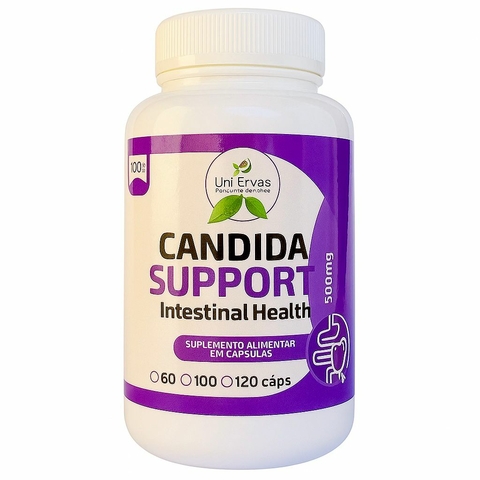 Candida Support Intestinal Health – 60 cápsulas | Uni Ervas