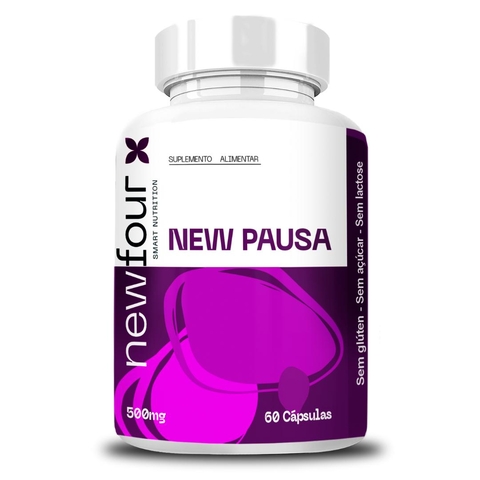 New Pausa – 60 cáps 500mg Suplemento Alimentar Feminino