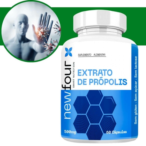 Extrato de Própolis 500mg - 100% Natural - Premium
