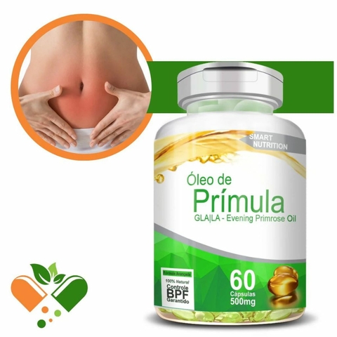 Óleo De Prímula 500mg - 60 Cápsulas - 4 Elementos