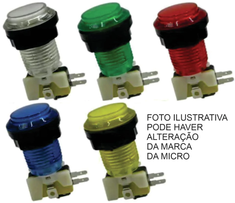 BOTÃO CRISTAL IMPORTADO COM LED E MICRO - comprar online