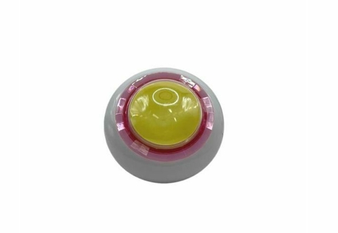 BOTÃO 8,3cm CONVEXO COM CHICOTE, LED E MICRO