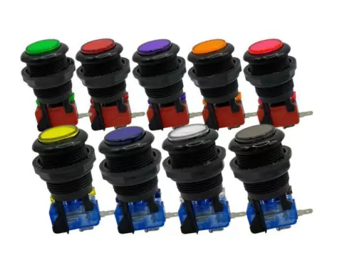 BOTÃO AEGIR ACRILICO CORPO PRETO COM MICRO