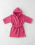 Bata Juvenil Arcoíris Rosa con Capucha | 100% Algodón 400 g | Absorvente y Suave