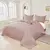 Cubrecama Quilt Rosa Madrid | Diseño Texturado, Elegancia y Confort Premium