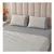 Juego de Sabanas Hotel Collection Gris | Percal Americano 200 Hilos | 100% Algodon Premium