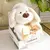 Manta para Bebé con Peluche Cacharel | Perrito Blanco | Súper Suave, Cálida