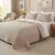 Cubrecama Quilt Vison Madrid | Diseño Texturado, Elegancia y Confort Premium