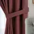 Set de Cortinas Blackout Bordo Chill Home 6 Piezas | Blackout + Voile + Cintos | Estilo Hotel - comprar online