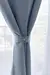 Set de Cortinas Blackout Gris Oscuro Chill Home 6 Piezas | Blackout + Voile + Cintos | Estilo Hotel - De Casa Store