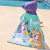 Poncho Toalla Bluey Infantil | Secado Rápido, Suave y con Capucha