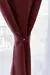 Set de Cortinas Blackout Bordo Chill Home 6 Piezas | Blackout + Voile + Cintos | Estilo Hotel en internet