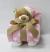 Manta para Bebé con Peluche Cacharel | Oso Rosa | Súper Suave, Cálida y de Apego - tienda online