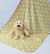 Manta para Bebé con Peluche Cacharel | Perrito Amarillo | Súper Suave, Cálida y de Apego - comprar online