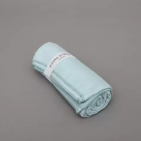 Toallon Secado Rapido Microfibra Gamuzada Posto Blanco Classic Agua