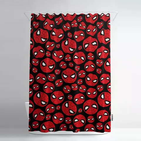 Cortina de Baño Piñata Spiderman Impermeable 180x180 cm Oficial Marvel