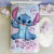 Acolchado Stich Infantil 1 1/2 Plaza Reversible Licencia Oficial Disney