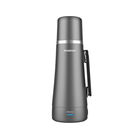 Termo Peabody PE-ET1001D E_termo Silver 700w 1 Litro Con Bombilla